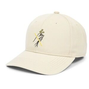 Crony X Do Not Pick Them Dad Hat Khaki Tan Recycled Polyester UD002KH OS Cap